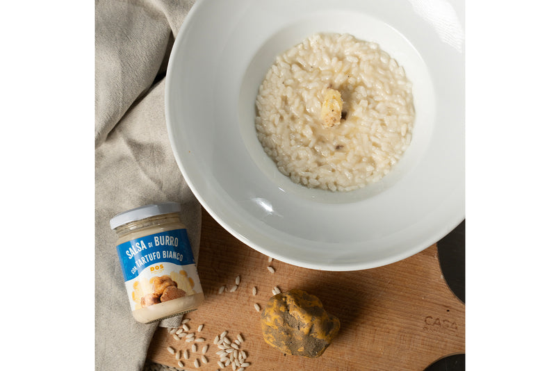 Buttersoße mit weißem Trüffel 120g