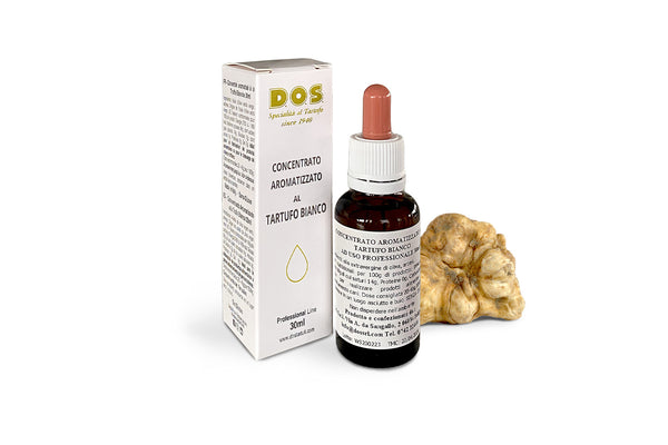 Fat-soluble concentrate flavored with white truffle